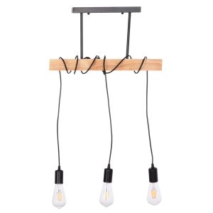 Ceiling chandelier Volks Hm4658 metal-wood 49.5x5x134.5cm.