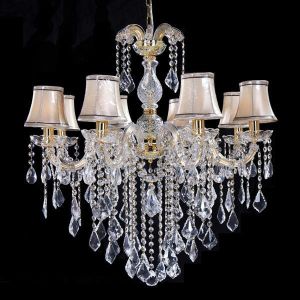Chandelier crystals with gold caps 69x84/120