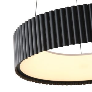 Chandelier metal Led 30w 2262lm 3000k Φ470mm black Arte Illumina Hallo