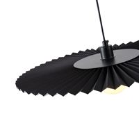Chandelier metal-fabric 1xg9 Max 10w Φ480mm black Arte Illumina Piruette