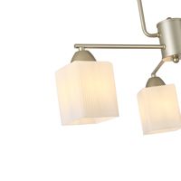 Chandelier metal-glass 3χe27 Max15w Φ590mm Arte Illumina Madisson