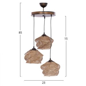 Chandelier natural color Hm7479,02 23x85