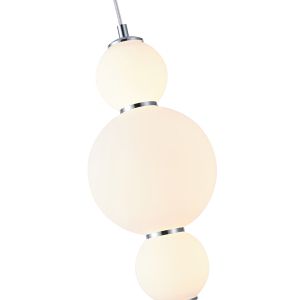 Chandelier made of aluminum 12.6w 1440lm 3000k Φ175x1898mm white Arte Illumina Blossom