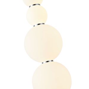 Aluminum chandelier 24w 2800lm 3000k 2800lm 3000k Φ175x2262mm white Arte Illumina Blossom