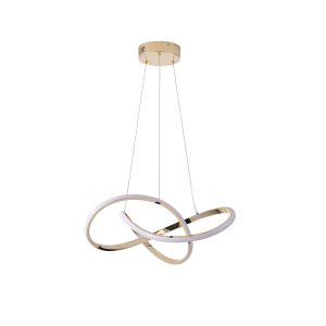 Chandelier made of aluminum Led 30w 2000lm 3000k Φ60mm golden Arte Illumina Venus