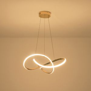 Chandelier made of aluminum Led 30w 2000lm 3000k Φ60mm golden Arte Illumina Venus