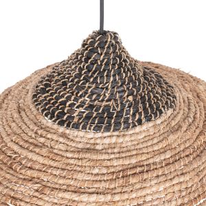 Hemp chandelier with fringe D45x23-60hcmhm7785