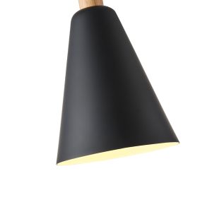 Metal chandelier 1xε27 Max15w 200x1380mm black Arte Illumina Simplo