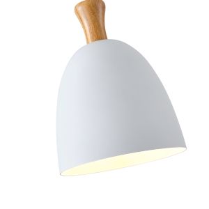 Metal chandelier 1xε27 Max15w 230x230mm white Arte Illumina Simplo