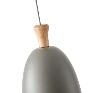 Metal chandelier 1xε27 Max15w 230x230mm gray Arte Illumina Simplo