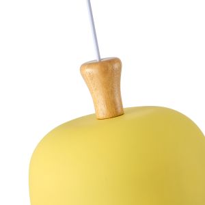 Metal chandelier 1xε27 Max15w 270x1300mm yellow Arte Illumina Smooth