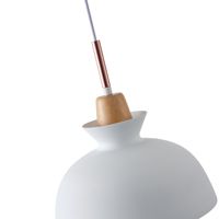 Metal chandelier 1xε27 Max15w 280x1234mm white Arte Illumina Dignity