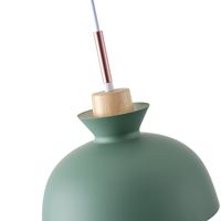 Metal chandelier 1xe27 Max15w 280x1234mm green-white Arte Illumina Dignity