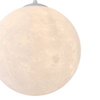 Metal chandelier 1xε27 Max15w 300x1370mm white Arte Illumina Selini