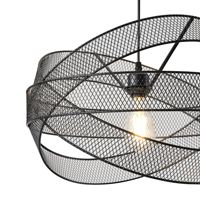 Metal chandelier, simple, 1xε27, max. 15w, 250x250x1280 mm, black, Arte Illumina Oggi