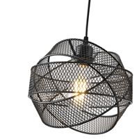 Metal chandelier, simple, 1xε27, max. 15w, 450x450x1340 mm, black, Arte Illumina Oggi