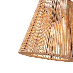Rattan chandelier 1xe27 Max15w 380x1350mm brown Arte Illumina Vento