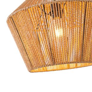 Rattan chandelier 1xe27 Max15w 400x1320mm brown Arte Illumina Vento