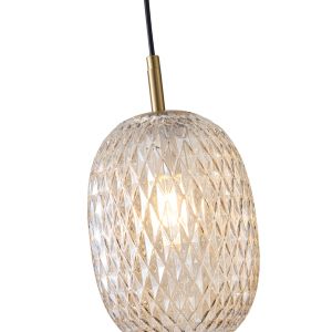 Glass chandelier 1xe27 Max15w 150x230mm white Arte Illumina Candy