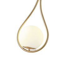 Glass chandelier 1xe27 Max15w 210x1490mm white Arte Illumina Orba