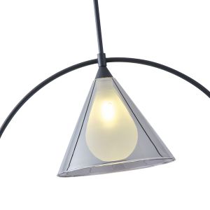 Glass chandelier G9 Max 25w 410x180+1200mm Arte Illumina Delta
