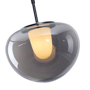 Glass chandelier G9 Max 7w 250x1310mm smoked Arte Illumina Fime