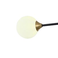 Glass chandelier, 3 lamps, 3xg9, max. 10w, 850x570 mm, black, Arte Illumina Pools