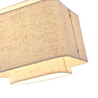 Chandelier fabric 1xε27 Max15w Φ320χ1090mm beige Arte Illumina Μusa