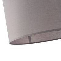 Chandelier fabric 1xε27 Max15w Φ380χ240mm gray Arte Illumina Soho