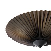 Chandelier fabric 5xe14 Μax 15wφ450mm black Arte Illumina Float