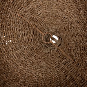 Chandelier ceiling lamp Hm7820 palm leaves and sea grass D62x42cm