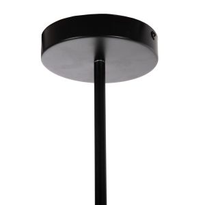 Chandelier with 12 lights Hm4167 black metal D92x120hcm