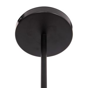 Chandelier with 3 lamps Hm7404.11 black metal 52x5x48cm.