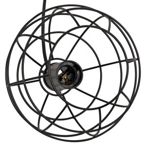 Chandelier with 3 metal spheres D23x122hcm Hm4038