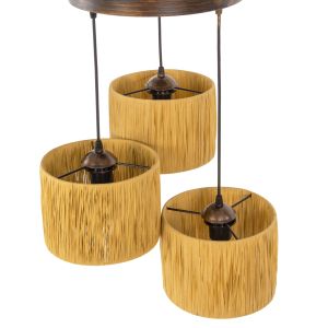 Chandelier with 3 lights Hm7948.05 color beige/bronze D30x70hcm