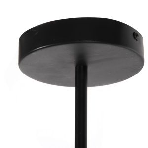 Chandelier with 6 lamps Hm4125 black metal 75x75x75hcm