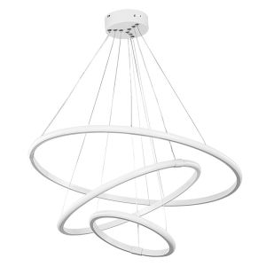 Chandelier with Led lights 60-80w white D60x100cm