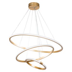 Chandelier with Led lights 60-80w gold D60x100cm