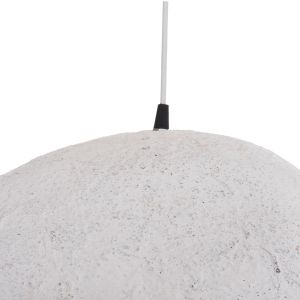 Stone-look chandelier Stoner (m) Hm4418.02 white 55x45x40cm.