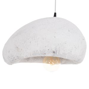 Stone-look chandelier Stoner (m) Hm4418.02 white 55x45x40cm.