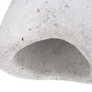 Stone-look chandelier Stoner (s) Hm4417.02 white 37x30x45cm.