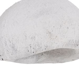 Stone-look chandelier, gray, gray (e) Hm4419.02, white, 73x55x40cm.