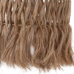 Chandelier with abaca or manila hemp fibers boho style 30x30x40hcm Hm7781