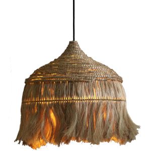 Chandelier with abaca or manila hemp fibers boho style 50x50x35hcm Hm7777