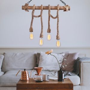 Chandelier with ropes Hm7321 65x8x82cm