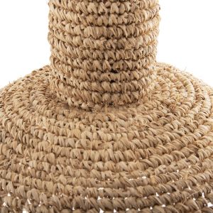 Chandelier with fringes Hm7856 made of dried palm leaves D52.5x55.5hcm