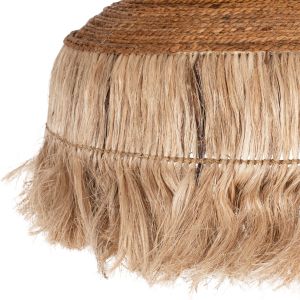 Chandelier with fringe made of abaca fibers in natural color 80x80x70hcmhm7755