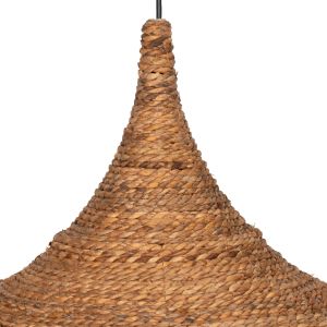 Chandelier with fringe made of abaca fibers in natural color 80x80x70hcmhm7755
