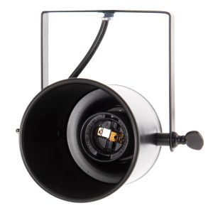 Chandelier with 3 lamps Hm4124 black metal with spotlights 70.5x14x50hcm