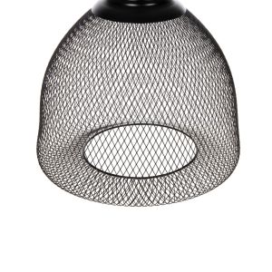 Chandelier black metal mesh bell shape D32x137hcm Hm4100